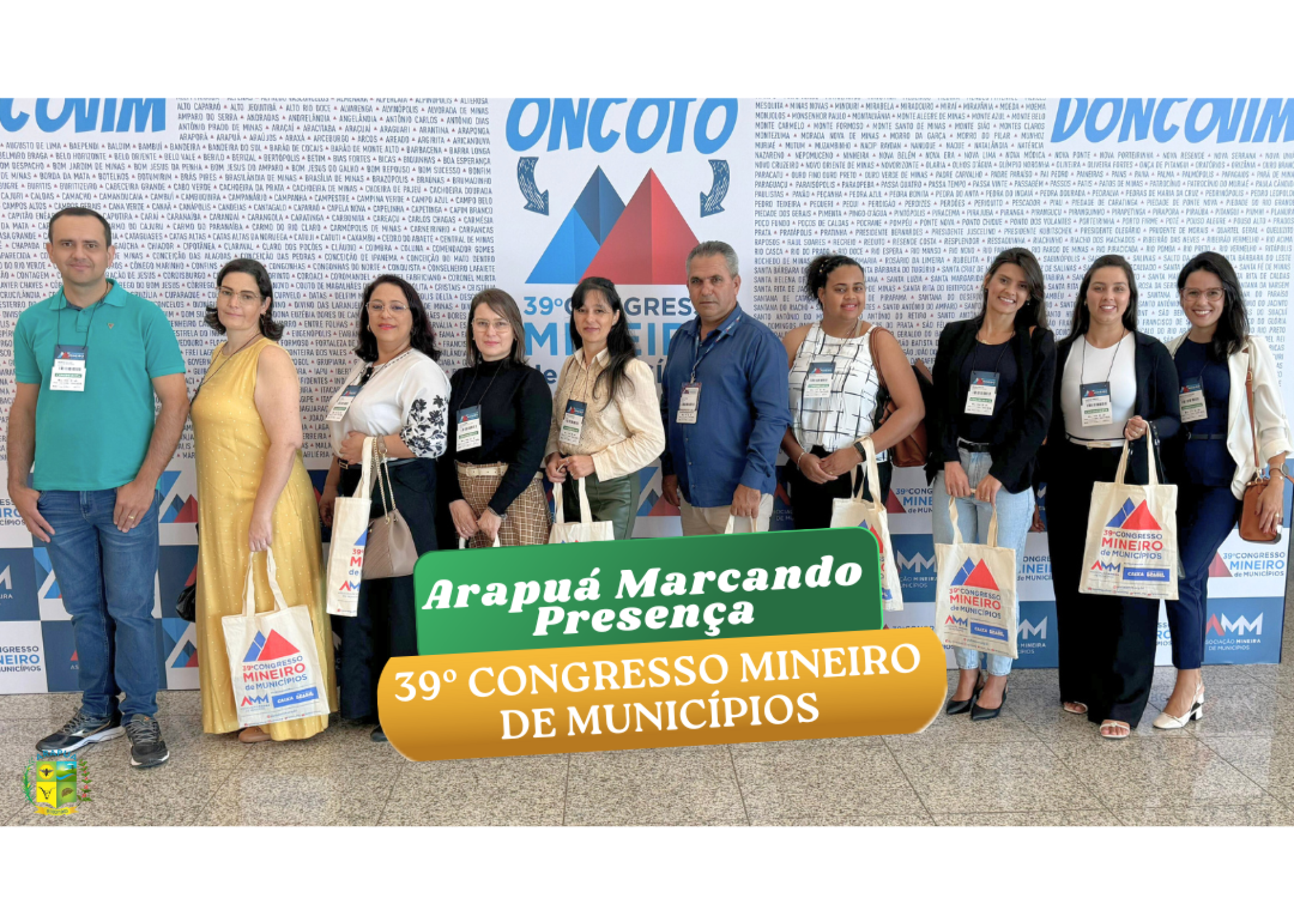 Arapuá Marcando Presença no 39º Congresso Mineiro de Municípios 